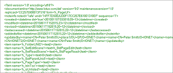 Archived IBM Quickr to XML
