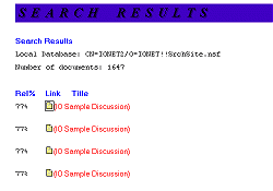 Search Site Screen shot