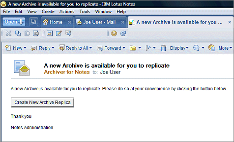 Archive Replication