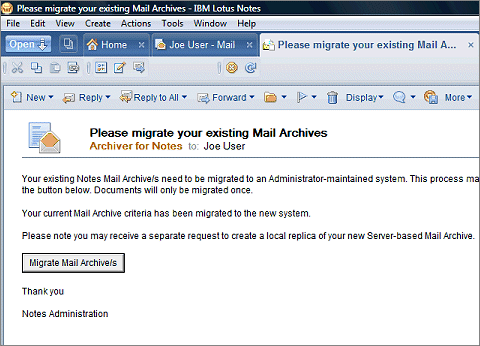 Archive Replication