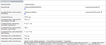 Archiving to PST - Settings