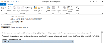 Archiving to Office 365 or PST