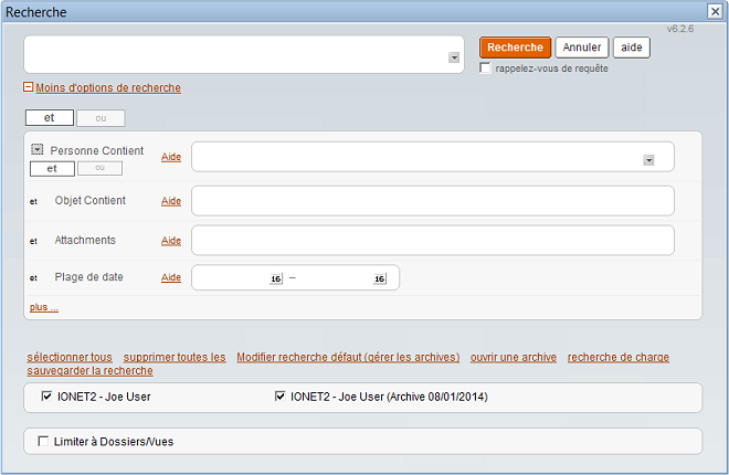Mail Options French