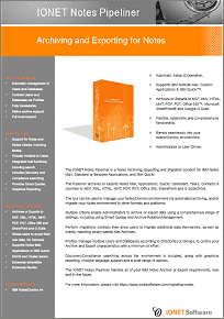 Notes Pipeliner Datasheet