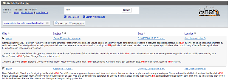 Search Results Notes